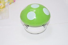 Mushroom Shaped Mini Vacuum Cleaner (Orange)