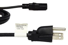 Ultra Spec Cables - AC Power Cord Replacement Cable for Plasma TVs &amp; Computers