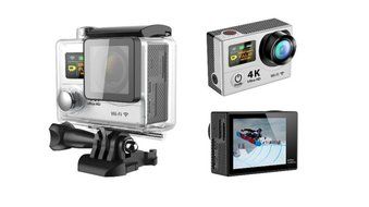 DEESEE(TM) WIFI Sports Camera Ultra HD 4K Dual Screen 2&quot; LCD Video With Remote Control N7