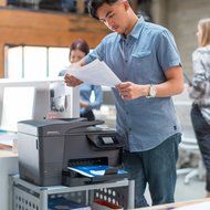 HP OfficeJet Pro 8710 Wireless All-in-One Photo Printer with Mobile Printing, Instant Ink ready (M9L66A) N2