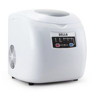 Della Portable Ice Maker Easy-Touch Buttons 26lb Per Day Countertop Machine 3 Selectable Cube Sizes -Silver N10
