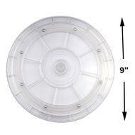 YAMAY&reg; Lazy Susan Turntable Organizer 8 inch White Acrylic for Spice Rack Kitchen Corner Cabinet Dining Patio... N5