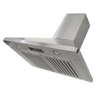 KOBE Range Hoods RA9436SQB-1 Wall Mount 750 CFM Stainless Steel with LED Lights, 36-Inch N5