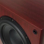 Fluance DB-150 10 Inch 150 Watt Low Frequency Powered Subwoofer-Dark Walnut N10