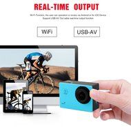 Sport Camera, Bodecin HD 1080P CMOS Cycling Outdoor Digital Action Waterproof Video Camera Support WiFi(Blue) N15