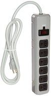 Power All 780055 Indoor 6-Outlet 125-volt Metal Surge Strip with 4-Feet Cord
