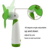 Intsun Handheld Portable Battery Operated Cooling Mini Fan Electric Personal Fans for Home and Travel (blue) N17