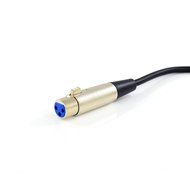 InstallerParts 25 Ft XLR 3P Female to 1/4" Mono Microphone Cable -- Professional Series -- Stage, DJ, Pro, Studio...