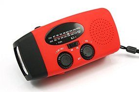 Emergency Solar Dynamo Powered Radio Hand Crank AM/FM 3 LED Flashlight Phone Charger power cords cell phones iG...