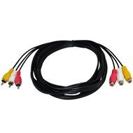 10ft 3RCA male to female Audio Composite extension Video Cable DVD