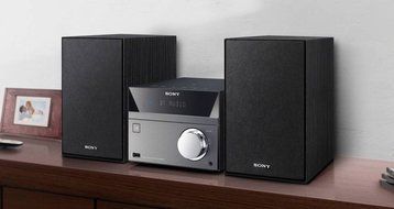Sony Micro Hi-Fi Stereo Sound System with MP3 CD Player, FM Radio Tuner, 20 Preset Stations, Alarm Clock, Sleep...