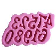 Wocuz W0112 Large Numbers Silicone Mold Chocolate Fondant Mold Cake Decoration