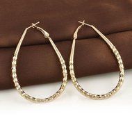 Fashion Women Ear U-Shape Hoop Huggie Dangle Earrings Noble Jewelry Gift