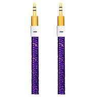 Pack of 4, 3.2 Ft 3.5mm Audio Cable Male to Male, Honsky Universal Durable Braided Colorful Noodle Flat Gold Plated...