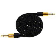 Pack of 4, 3.2 Ft 3.5mm Audio Cable Male to Male, Honsky Universal Durable Braided Colorful Noodle Flat Gold Plated... N2