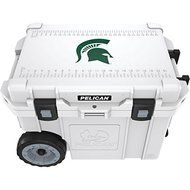 New PELICAN CC-19334-45QWT Michigan State University Spartans Elite Wheeled Cooler