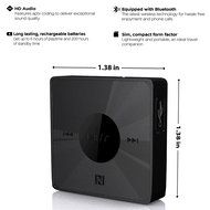 Bluetooth 4.1 Portable Audio Receiver w/ Apt-x 3.5mm Audio Line out by Golzer N5