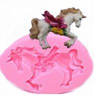 Genenic Baking Tool Sugarcraft Fondant Cake Decorating Mold Carousel Horse Mould