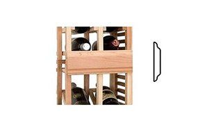 Vintner Double Sided OG Center Trim (All-Heart Redwood - Dark Walnut Stain)