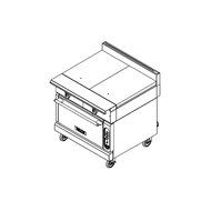 Vulcan V236HS V Series Heavy Duty Range gas 36&quot; (2) hot tops standard oven 110,0