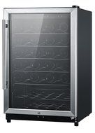 Midea WHS-144W1 35-Bottle Free Standing Wine Cooler Refrigerator, Black N3