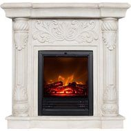 Polyfiber Electric Fireplace with 41" Mantle N2