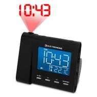 Electrohome Projection Alarm Clock with AM/FM Radio, Battery Backup, Auto Time Set, Dual Alarm, Indoor Temperature... N4