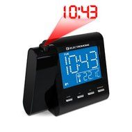 Electrohome Projection Alarm Clock with AM/FM Radio, Battery Backup, Auto Time Set, Dual Alarm, Indoor Temperature... N5