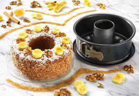 Dr.Oetker Spring form &quot;Back-Freude&quot; With Flat-And Tubular Base O7.09&quot;, Black N2
