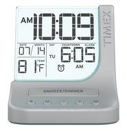 Timex Color Changing Dual Alarm Clock with 1A USB Charge (T125SC)