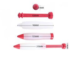 Fondant Cake Decorating Mouth Pen Silicone Chocolate Cream Sauce Baking Tool N2