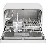 Midea 6-Place Setting Countertop Dishwasher silver N5