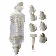 Fondant Cake Decorating Mouth Pen Silicone Chocolate Cream Sauce Baking Tool N7