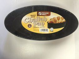 Challa Pan &amp; Everything Mix Combo - Includes 10&quot; Magic Mill Non-stick Challa Pan and Leibers Everything Challa...