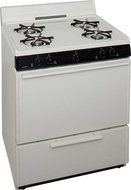 3.91 Cu. Ft. Gas Range Finish: Biscuit