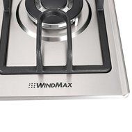 Windmax 28 In. Stainless Steel 3 Burner Built-In Stove NG Gas Cooktop Cooker N4