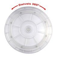 YAMAY&reg; Lazy Susan Turntable Organizer 8 inch White Acrylic for Spice Rack Kitchen Corner Cabinet Dining Patio... N7