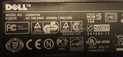 Repair Kit, Dell 2005FPW Rev2, LCD Monitor, Capacitors Only, Not the Entire Board