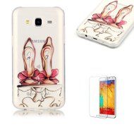 Galaxy J120(2016 Model) TPU Case with Free Screen Protector,Funyye See Through Transparent Soft Rubber Silicone... N30
