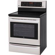 LG LRE3085ST 30" Stainless Steel Electric Smoothtop Range - Convection
