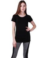 GU Angqi Women Sports T-Shirt Tee Athletic Neck Quick Dry Gym Yoga Running N11