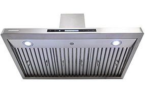 XtremeAir PX15-W42 Wall Mount Range Hood with 900 CFM Baffle Filters/Grease Drain Tunnel, 42" N2