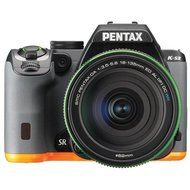 Pentax K-S2 SLR lens kit w/18-135mm WR balck/orange 20 MP Weatherized Wi-Fi/NFC Enabled SLR Camera, Body Only... N2