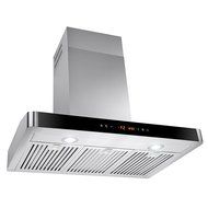 AKDY&reg; 30" Kitchen Wall Mount Wall Mount LED Touch Control Panel Baffle Filters Range Hood N3
