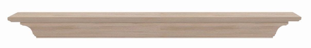 Pearl Mantels 418-60 Homestead Unfinished Fireplace Mantel Shelf, Length 60-Inch
