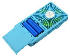 Welltop&reg; Mini Mirror Fan Handheld Pocket Fan Electric Personal Fans 3 Speeds Portable Mini USB 18650 Rechargeable... N7