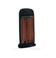 Duraflame DFH-IH-9-T Portable Electric Durable Dual Quartz Radiant Tower Heater, Black
