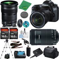 Canon EOS 6D Camera with 24-105mm IS STM Lens + 55-250mm STM + 2pcs 16GB Memory Card + Camera Case + Card Reader...