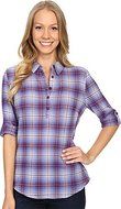 Royal Robbins Oasis Plaid Pullover - Women's Amethyst Small by Royal Robbins