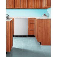 Summit FF6BBISSHHADA 5.5 cu. ft. All-Refrigerator With Automatic Defrost Hidden Evaporator Adjustable Shelves...